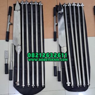 Bor Tanah Gambut Tipe Parang 5 Meter Alat Bor Tanah Manual