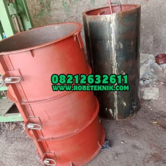 Cetakan Gorong Gorong 50x100 cm Buis Beton Baja Tebal
