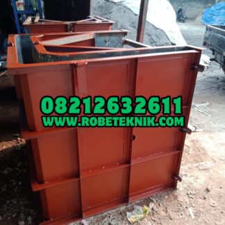 Cetakan Uditch 100x100x120 cm Model Berdiri Baja Tebal Awet