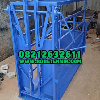 Kandang Jepit Sapi Lokal Baja Tebal Kuat, Aman & Tahan Lama