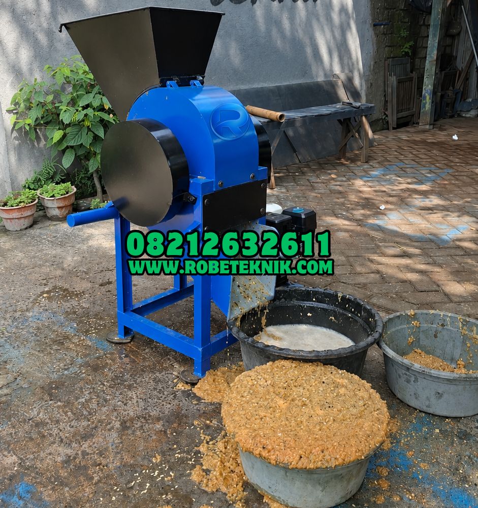 Mesin Pembubur Sampah Organik Pakan Maggot