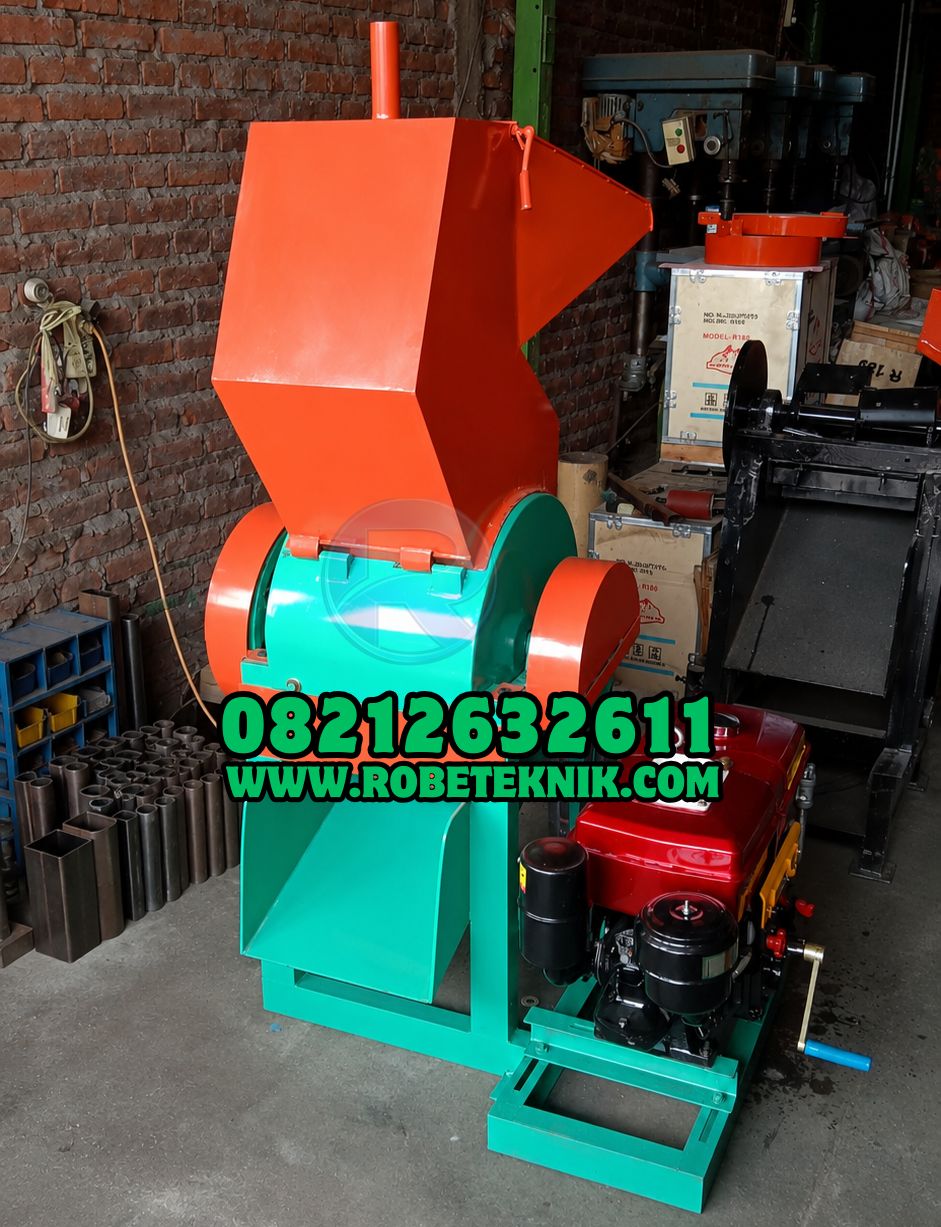 Mesin Pencacah Plastik Kapasitas 250 Kg Crusher Botol Plastik