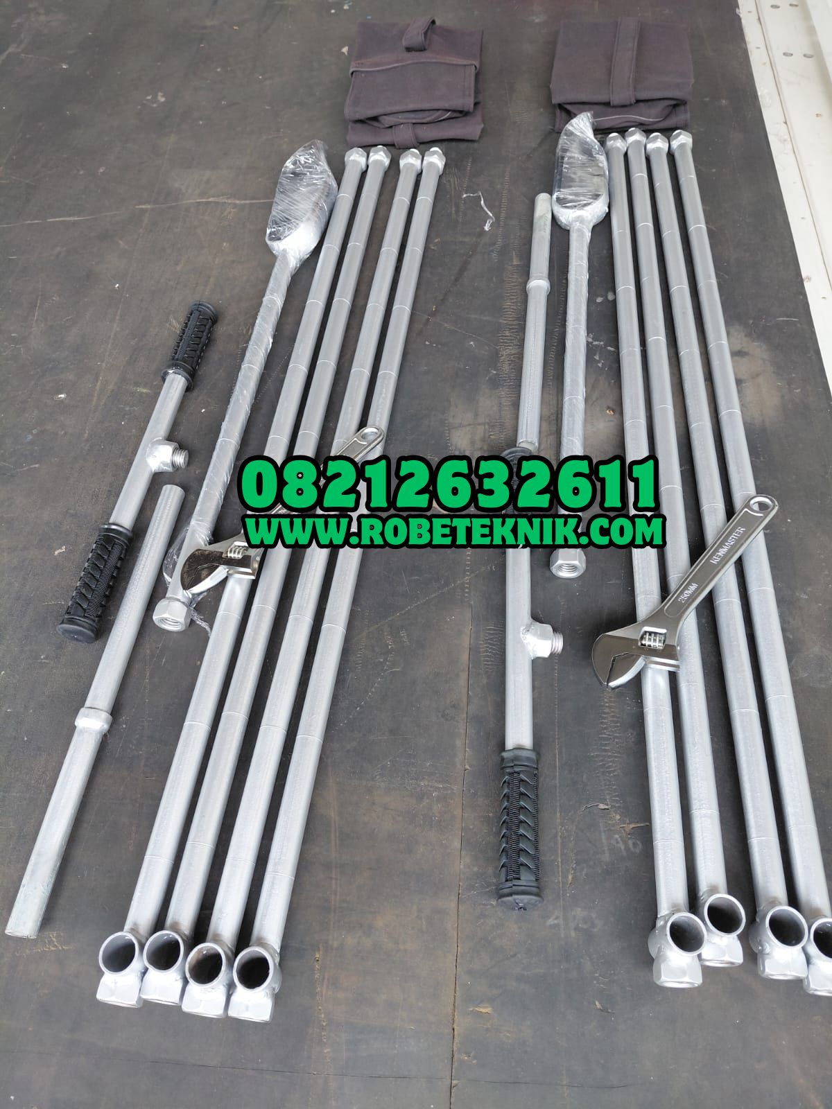 Bor Tanah Mineral Tipe Belgi 4 Meter | Soil Auger